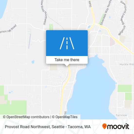 Provost Road Northwest map
