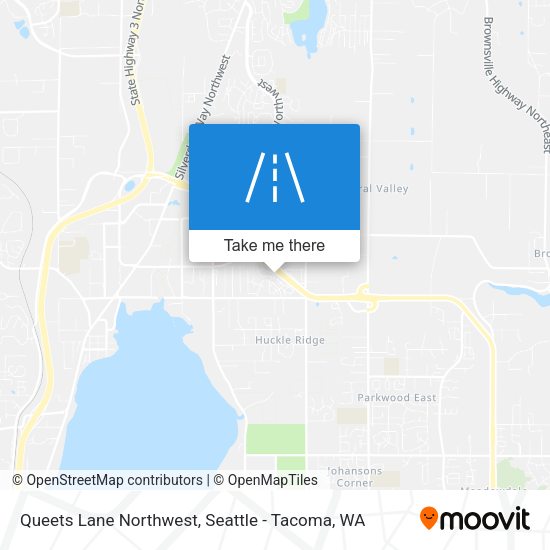 Queets Lane Northwest map