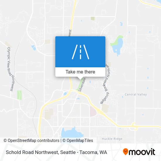 Schold Road Northwest map