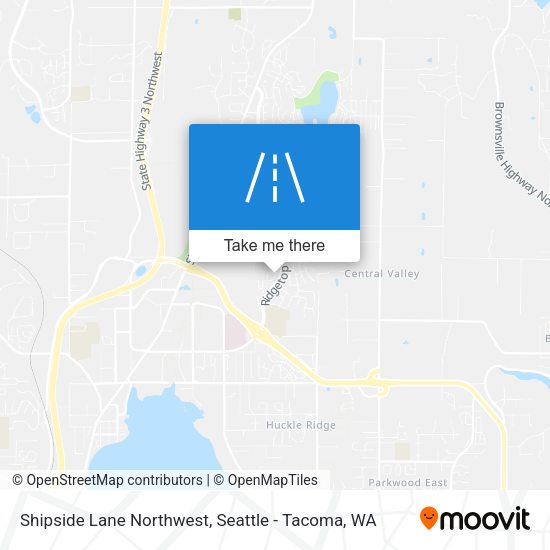 Mapa de Shipside Lane Northwest