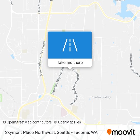 Mapa de Skymont Place Northwest