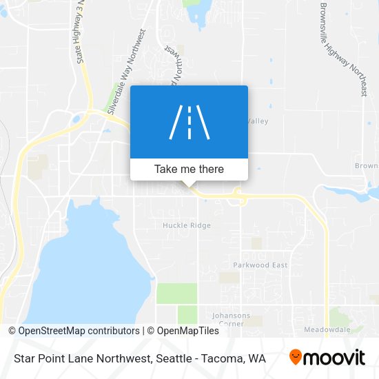 Mapa de Star Point Lane Northwest