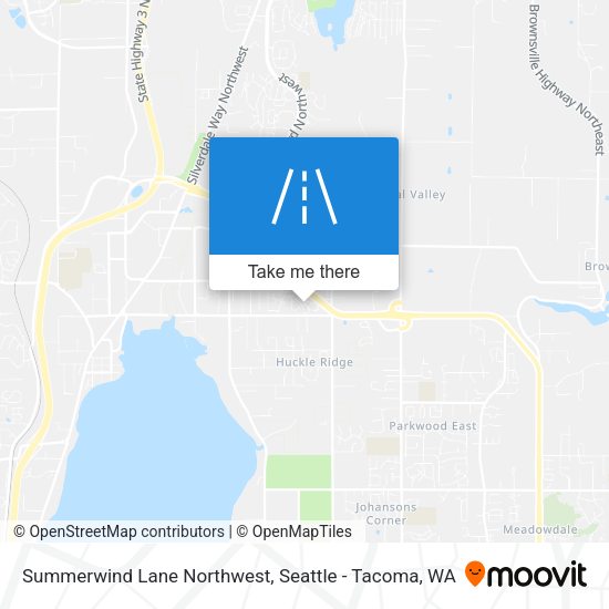 Summerwind Lane Northwest map