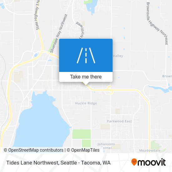 Tides Lane Northwest map