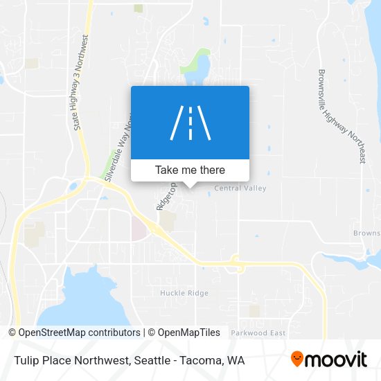 Tulip Place Northwest map