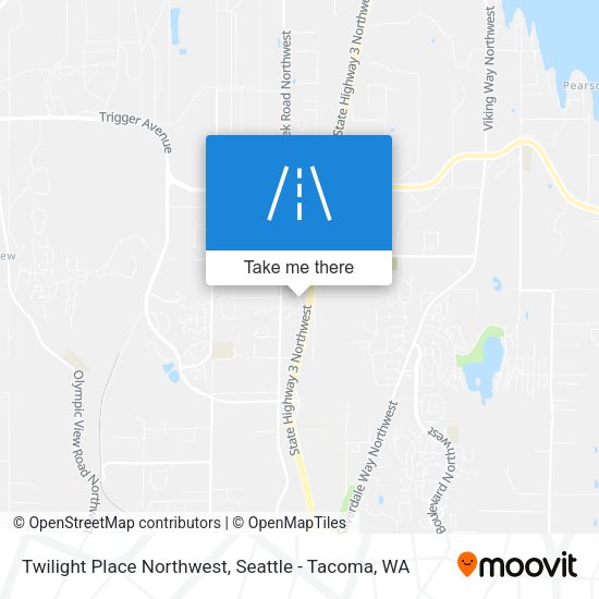 Twilight Place Northwest map