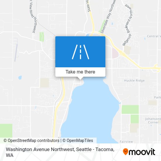Washington Avenue Northwest map