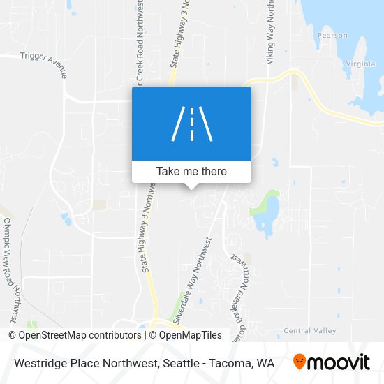 Westridge Place Northwest map