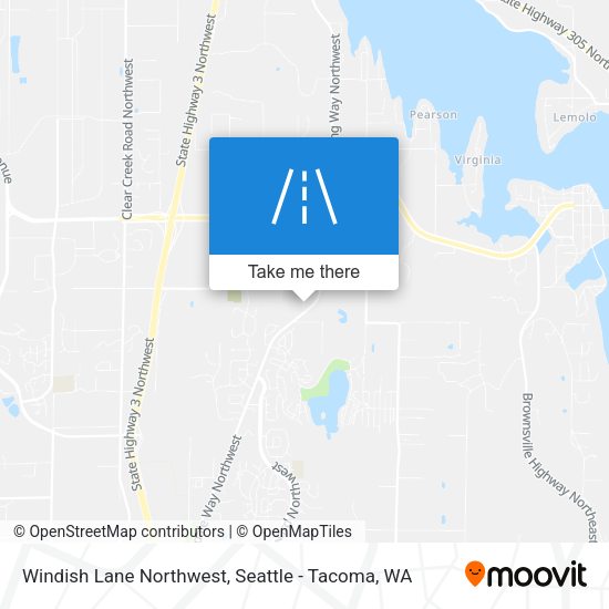 Mapa de Windish Lane Northwest