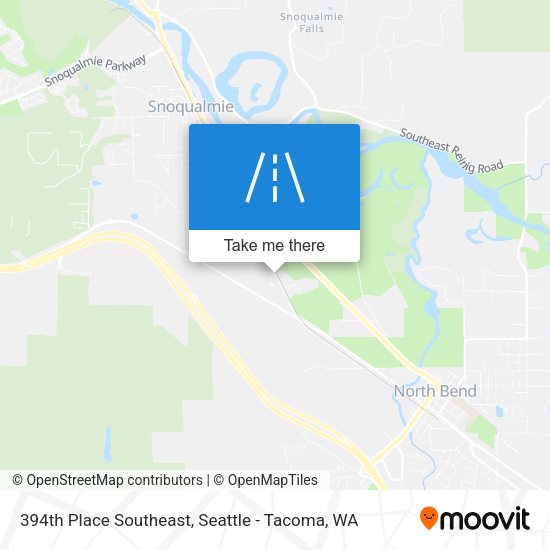 Mapa de 394th Place Southeast