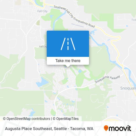 Augusta Place Southeast map