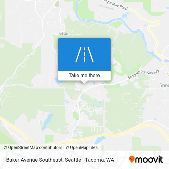 Baker Avenue Southeast map