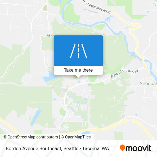 Mapa de Borden Avenue Southeast