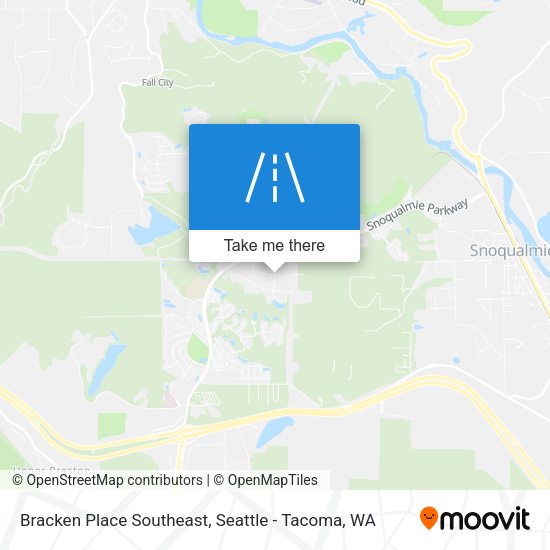 Mapa de Bracken Place Southeast