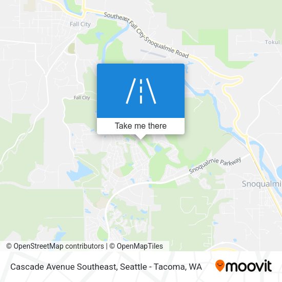 Cascade Avenue Southeast map