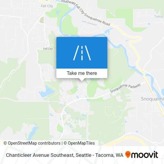 Chanticleer Avenue Southeast map