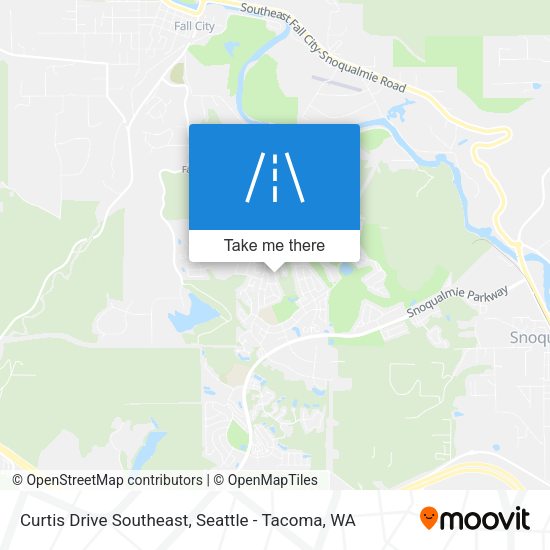 Curtis Drive Southeast map