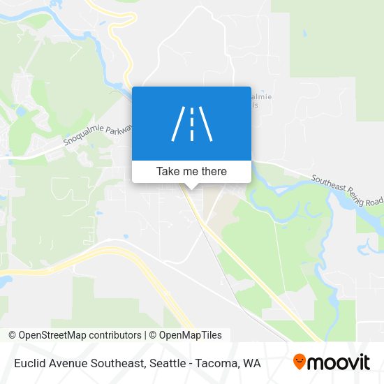 Euclid Avenue Southeast map