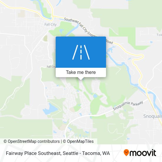 Mapa de Fairway Place Southeast
