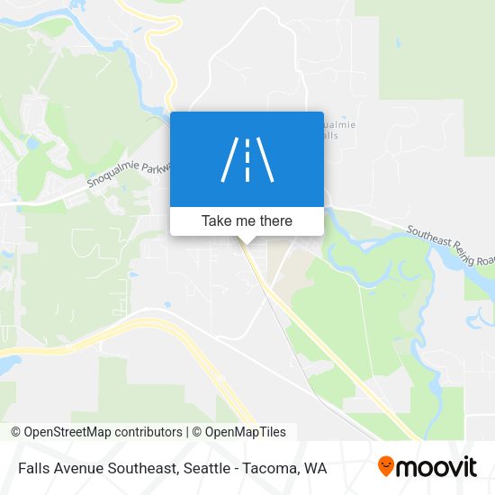 Falls Avenue Southeast map
