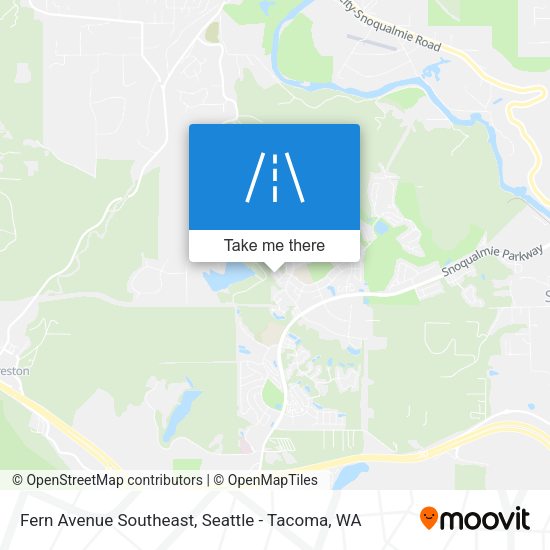 Fern Avenue Southeast map