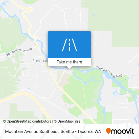 Mapa de Mountain Avenue Southeast