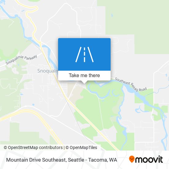 Mountain Drive Southeast map