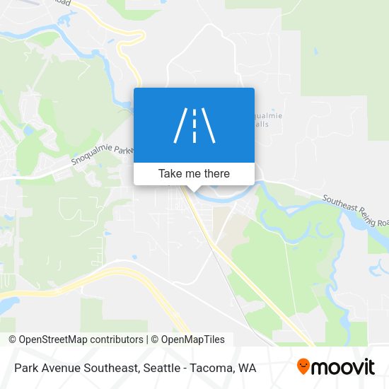 Park Avenue Southeast map