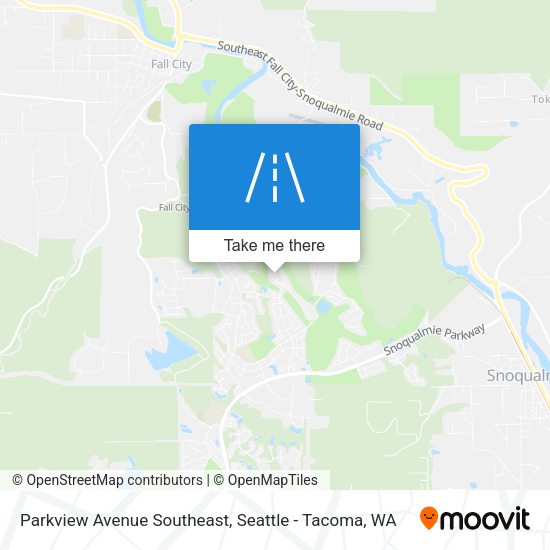 Mapa de Parkview Avenue Southeast