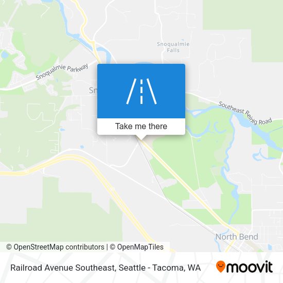 Railroad Avenue Southeast map