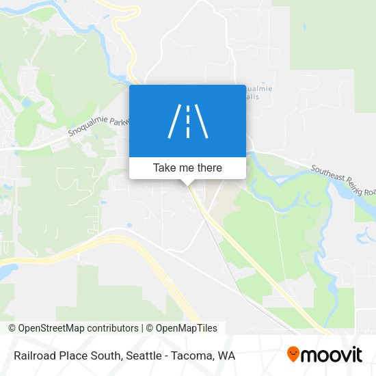 Railroad Place South map