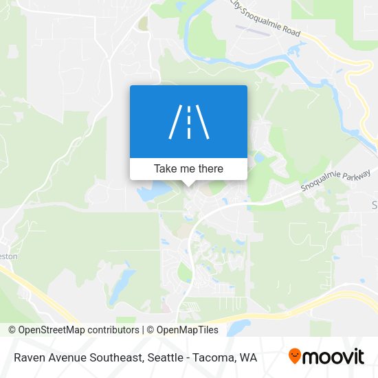 Raven Avenue Southeast map