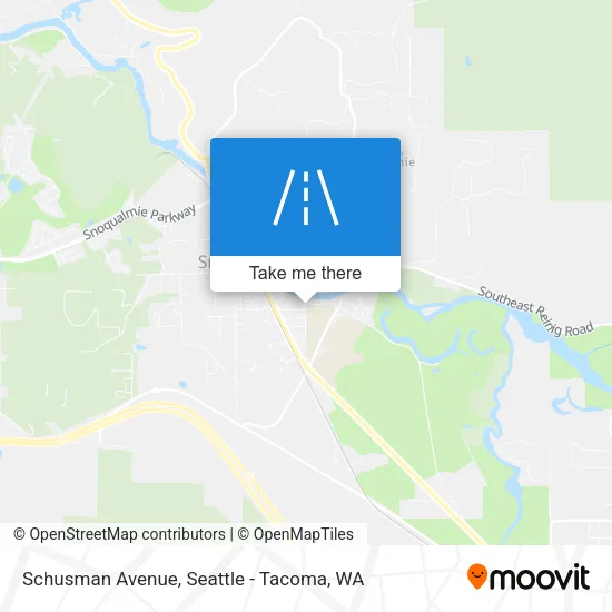 Schusman Avenue map