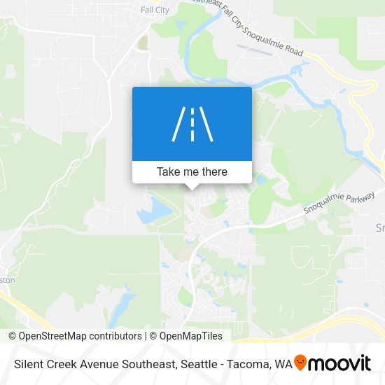 Silent Creek Avenue Southeast map
