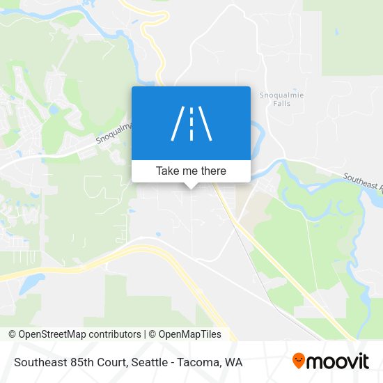 Southeast 85th Court map