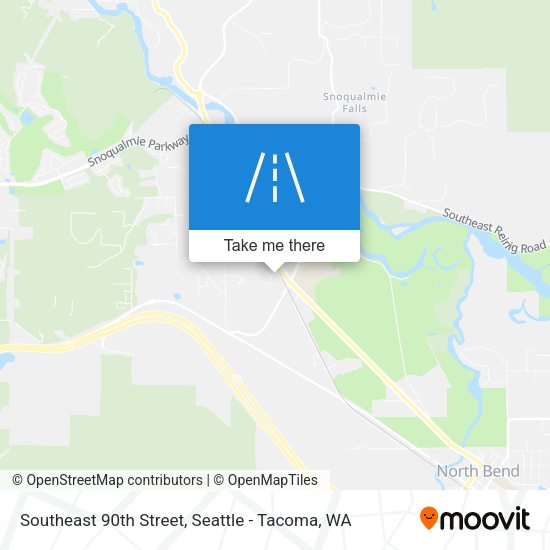 Southeast 90th Street map