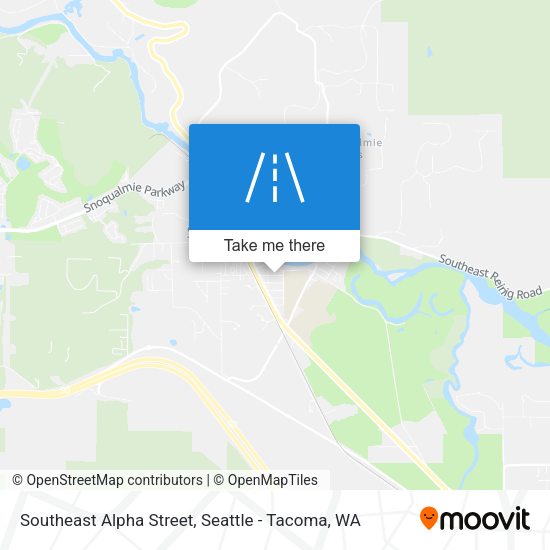 Mapa de Southeast Alpha Street