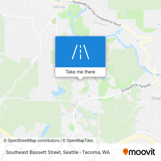 Southeast Bassett Street map