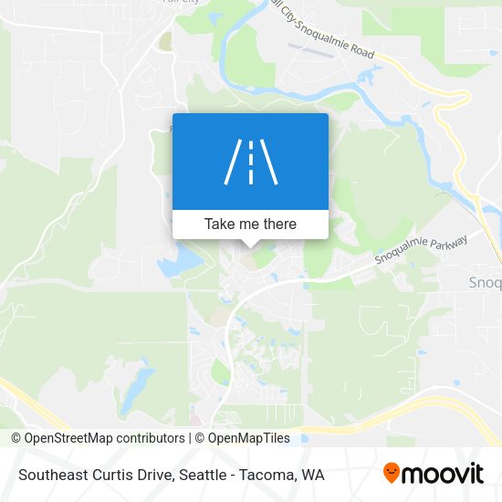 Mapa de Southeast Curtis Drive