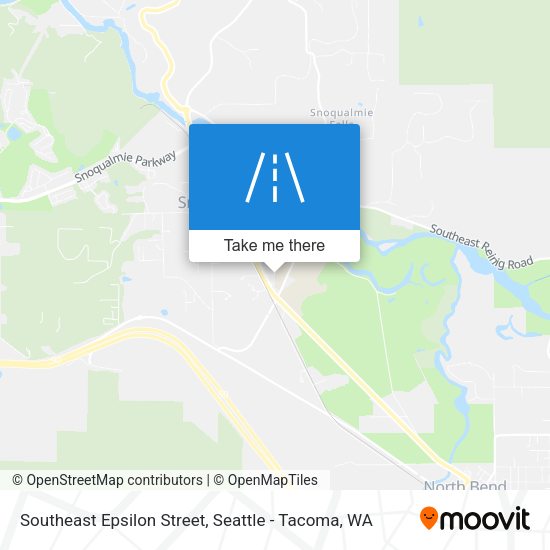Southeast Epsilon Street map