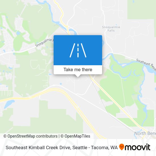 Southeast Kimball Creek Drive map