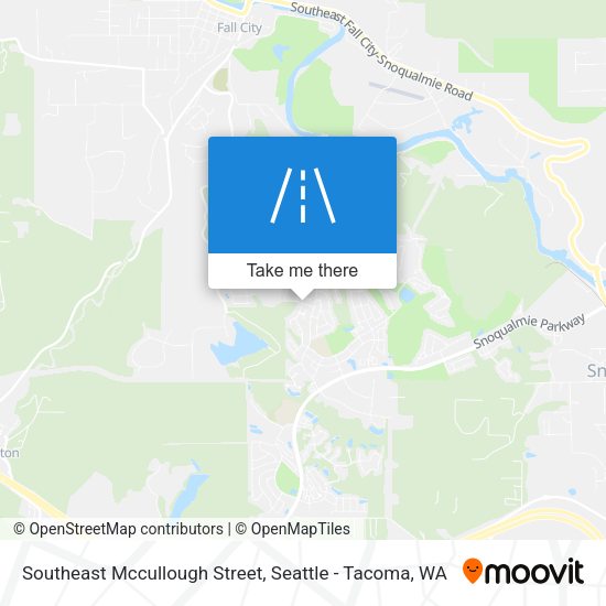 Southeast Mccullough Street map