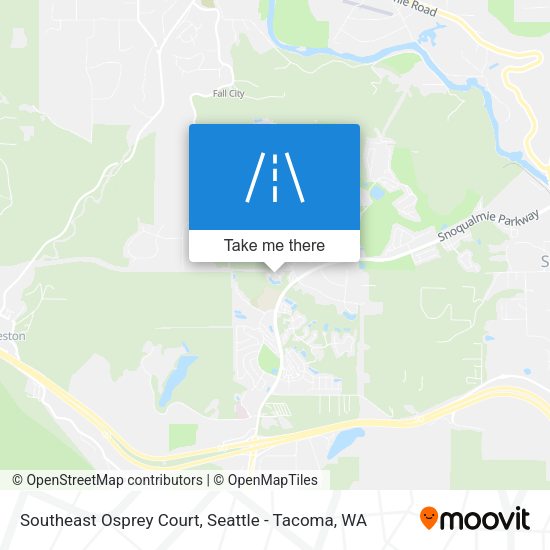 Southeast Osprey Court map