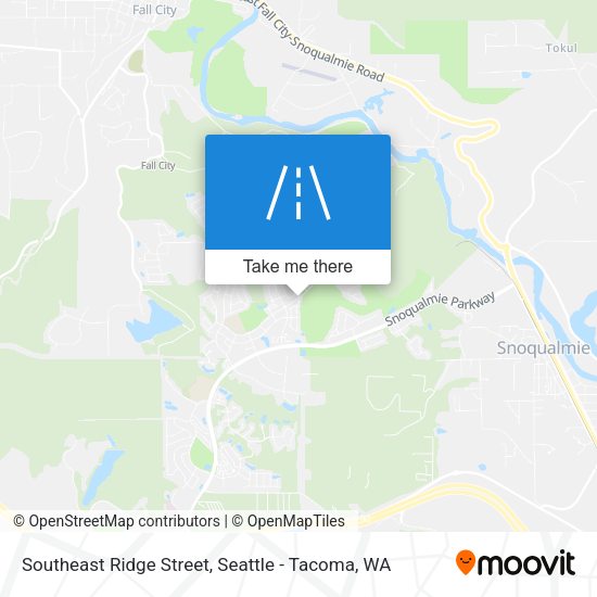 Southeast Ridge Street map