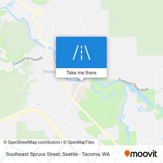 Mapa de Southeast Spruce Street