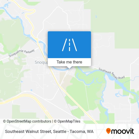 Mapa de Southeast Walnut Street