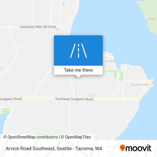 Mapa de Arvick Road Southeast