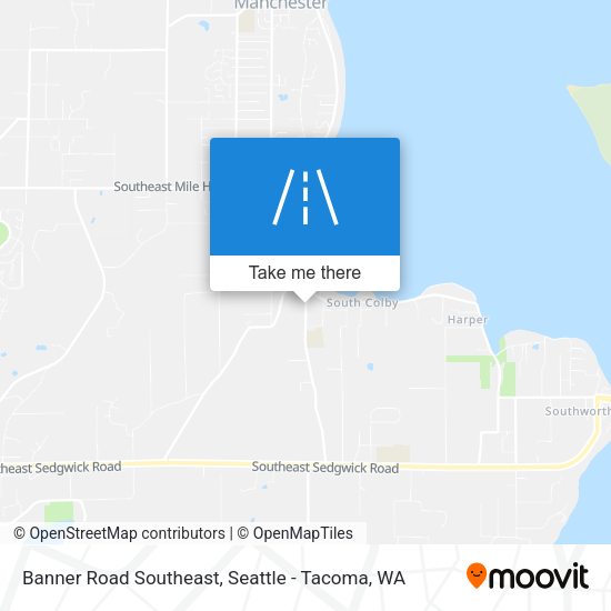 Banner Road Southeast map