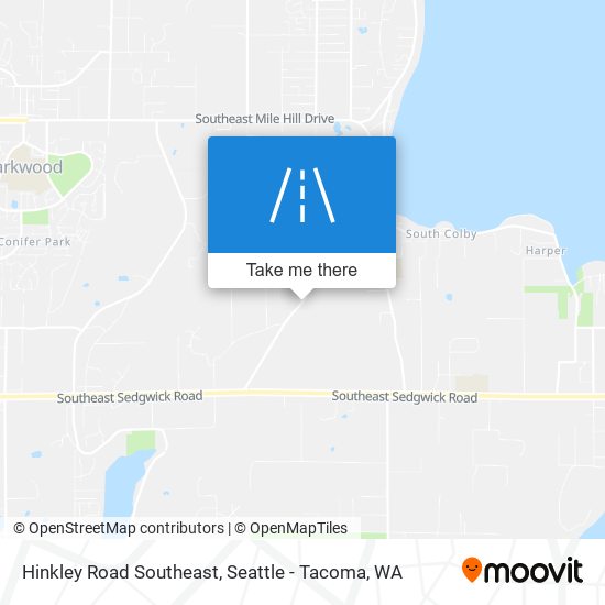 Mapa de Hinkley Road Southeast