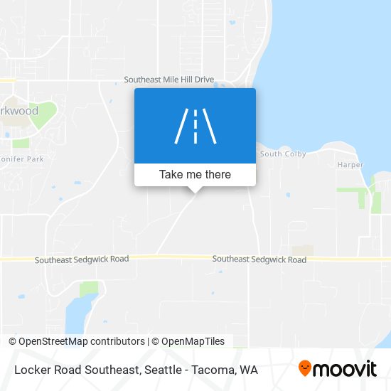 Locker Road Southeast map